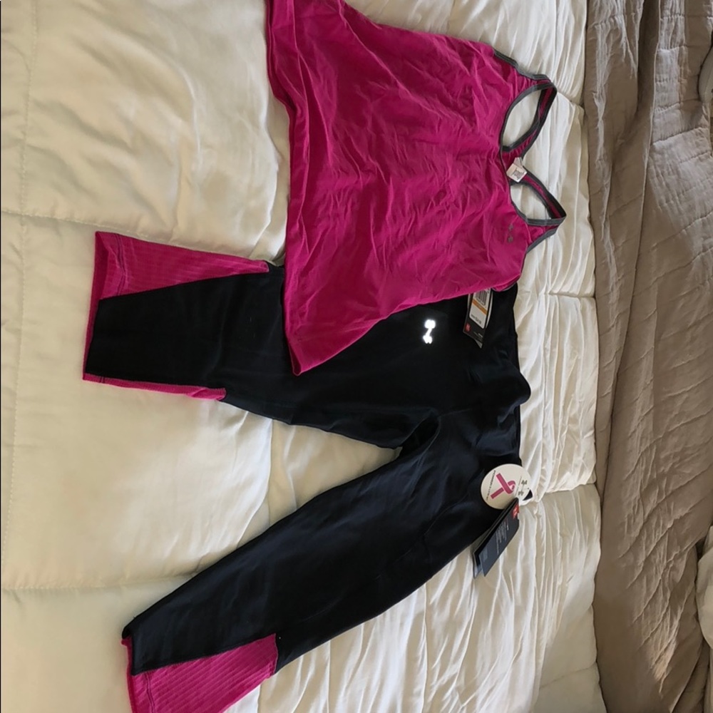 BNWT Under Armour Pant and Top Set!